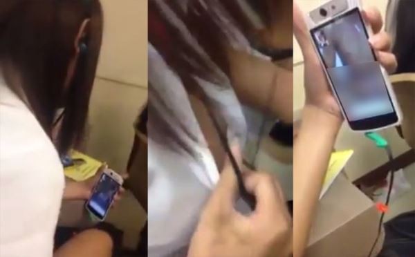 Clip nóng 2 học sinh đánh vần trong lớp